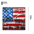 thumbnail image 2 of 10 Inch Wall Clock Battery Operated Silent Clock Decorative for Office, Kitchen, Outdoor, Living RoomUsa American Flag Exquisite, 2 of 4