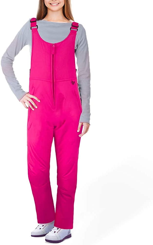 Women's Essential Insulated Snow Bibs Overalls Ladies Ski Bibs Pants