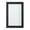 Black Solid Rectangle 24" x 1" x 36", variant on DecMode White Wooden Rectangle Room Wall Mirror, 24" x 1" x 42"