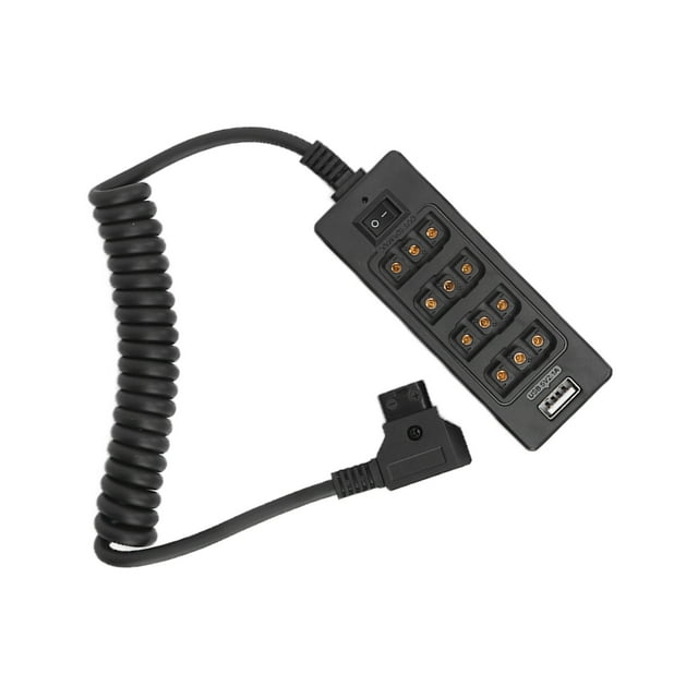 Toque d toque macho a 4 puertos d toque conector de cable de alimentación de femenino femenino para la cámara roja ari v monitorios de batería de montaje nj482