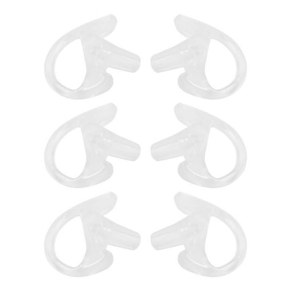 Soft Radio Earmold Replacing Earpiece Insert Acoustic Coil Tube Audio Kits Headphone Accessories L