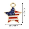 thumbnail image 2 of POINTERTECK 20pcs Exquisite Independence Day Pendants Alloy Patriotic Decors Festival Decors, 2 of 10