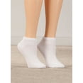 thumbnail image 3 of Silver Steps Low Cut Diabetic Socks, 3 Pair, White, XL, 3 of 5