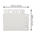 thumbnail image 3 of IFANLANDOR Graduation Party Centerpiece Sublimation Frames Graduation White MDF 1Set, 3 of 5