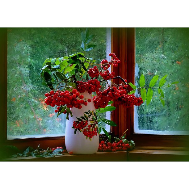 Pintura de diamante (DB2909) DIY 5D Mosaico Flores Costura Punto de cruz Arte de la pared 50x70cm Rojo FLhrweasw Nuevo