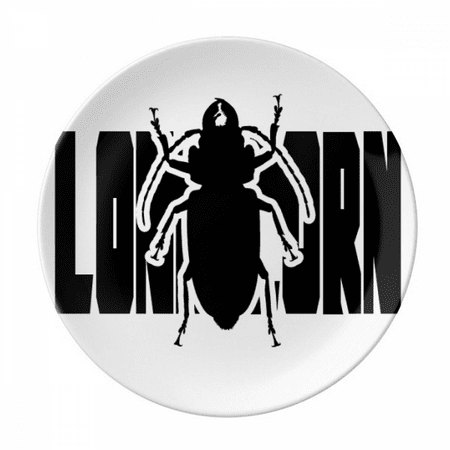 

Insect Harm Phobia Longicorn Plate Decorative Porcelain Salver Tableware Dinner Dish