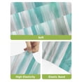 thumbnail image 4 of Turquoise Gray Bar Stool Covers Set of 6, Farmhouse Abstract Gradient Aesthetic Stretch Washable Bar Chair Covers with Backs, Removable Pub Counter Height Chair Cover for Kitchen Dining Room Cafe, 4 of 7