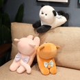 thumbnail image 4 of Lindo oso de peluche almohada pequeño Kawaii oso de peluche cojín de peluche para niñas y niños marrón 9.8" JAMW Sencillez, 4 of 5