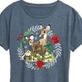 thumbnail image 3 of Disney Bambi - Christmas - Family In The Forest - Women's Short Sleeve Graphic T-Shirt, 3 of 5