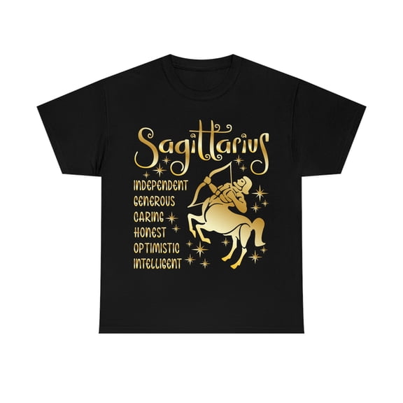 Sagittarius Zodiac Heavy Cotton Tee