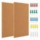 thumbnail image 1 of Cork Board Bulletin Board, Small Rectangular Pin Board for Wall, Self-Adhesive Cork Board for Office, School and Home, 1 of 5