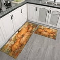 thumbnail image 3 of 2 Pieces Of Kitchen Rugs and Mats Non Skid Washable Fall (136) Kitchen Mat,Floor Cushion Waterproof Rug,Rubber Backed Area Rugs for Laundry 47*17+30*17, 3 of 7