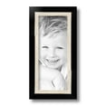 thumbnail image 2 of ArtToFrames 5x12 inch Black with Sliver slope Picture Frame, Black Wood Poster Frame (4984), 2 of 7