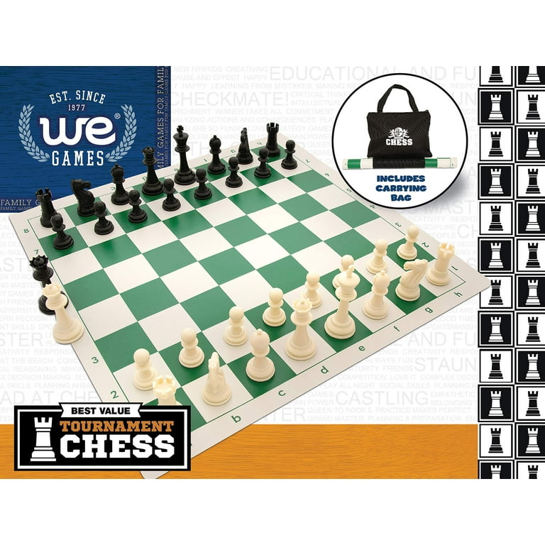 Point Games Classic Chess Board Game, Super Durable Board, Best Folding  Board Game for the Entire Family - Beginners Chess