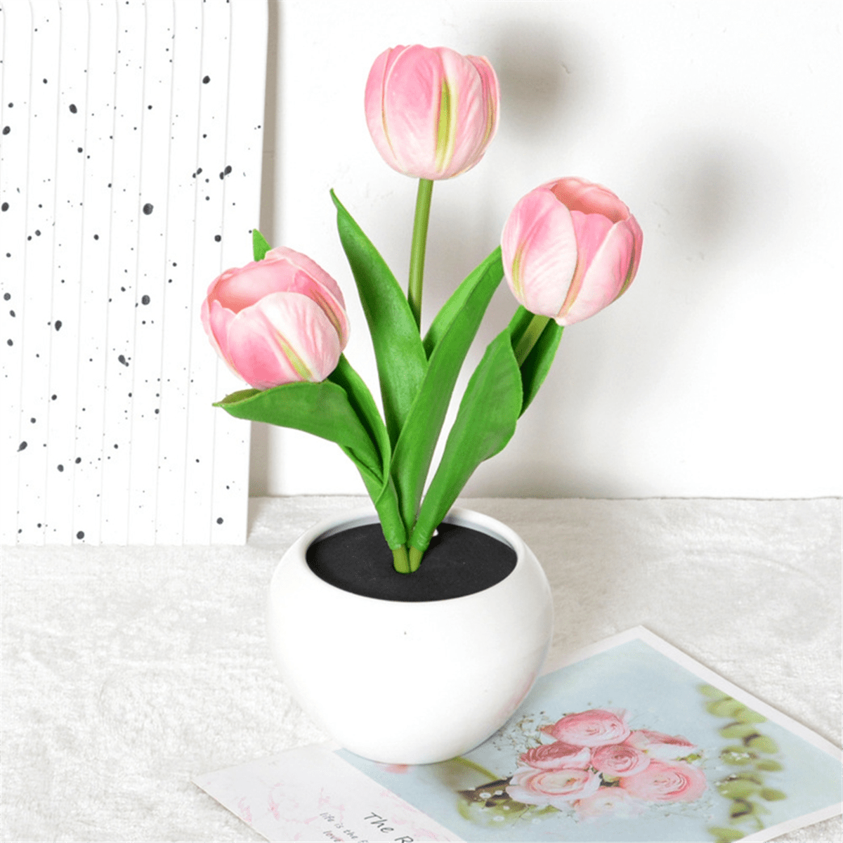 Tulip Lamp Lights Table Lamp Flower Desk Lamp Led Tulip Night Light for Living Room Bedroom for Room