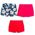 thumbnail image 2 of Isaac Mizrahi Women's Stretch 5" Inseam Scalloped Hem Tailored Shorts (Oversized Floral, 6), 2 of 2