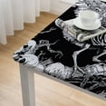 thumbnail image 5 of WYYP Skeleton Bird Dan Hillier Square Tablecloth for Picnic Dining Kitchen Farmhouse 100% Polyester Fiber 52*52, 5 of 8