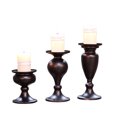 thumbnail image 1 of Juego de 3 portavelas de metal para pilar de 4.7 pulgadas, 7 pulgadas, 7,9 pulgadas de alto, soporte de hierro forjado para velas de pilar, candelabros, color negro ShuxiuWang 1327537105534, 1 of 5