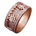 thumbnail image 3 of Gear Rotating Ring Men's and Women's Gear Ring Transfer Ring Couple Ring Decompression, 3 of 5