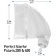 thumbnail image 5 of Bolsas para limpiador de piscinas, bolsa para robot de piscina, repuesto de bolsa de nailon para bolsa de filtro universal Polaris 280 y 480 para bolsas de repuesto Polaris 280/480, 5 of 5