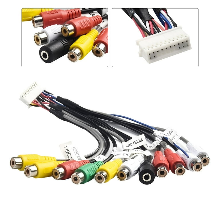 Dual Axxera Original PreAmp In & AV/Video In RCA Cable & Camera - Foto 2