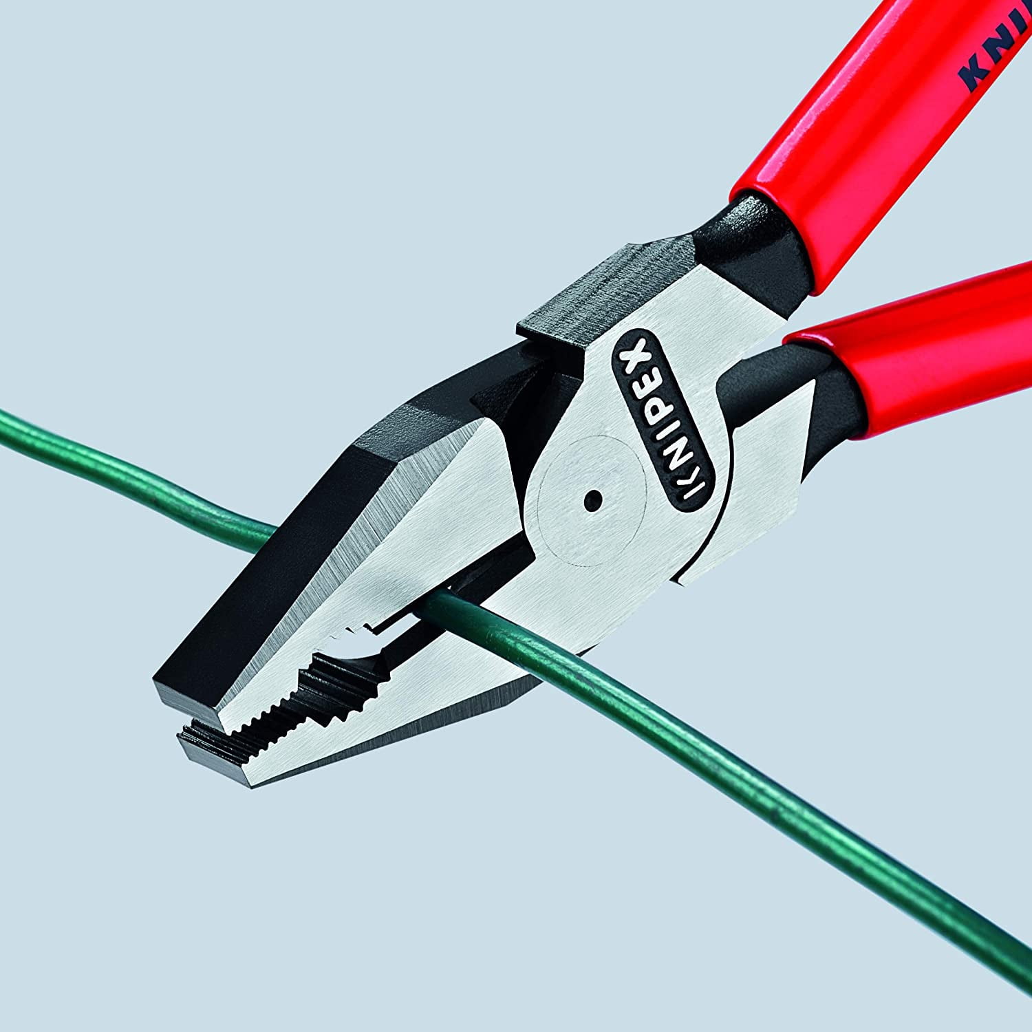 knipex 0201225 high leverage combination pliers, 9 inch