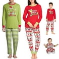 thumbnail image 1 of Matching Pyjamas Pajamas Kids Family Grinch Christmas, 1 of 3