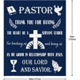 thumbnail image 2 of Pastor Appreciation Gifts Blanket 60"X50" - Pastor Gifts for Men - Gifts for Pastor - Christian Gifts for Men - Inspirational Pastor Gifts for Men - Birthday Religious Gift Ideas for Pastor, 2 of 6