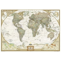 National Geographic World Executive Map, Mural, 110" x 76.5"