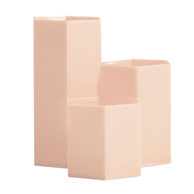 Organizador De Mesa Caja de almacenamiento de brochas de maquillaje de 3 celosías, soporte para bolígrafos cosméticos, organizador de mesa Tmvgtek Libre de BPA