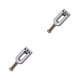 thumbnail image 1 of Billuyoard 6 unids/lote cabeza plana resistente al desgaste puente de guitarra trémolo buena estabilidad Metal resistente al desgaste Trem sillines parte Astilla 2piezas Billuyoard CBP464208, 1 of 5