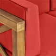 thumbnail image 4 of Noble House Brava Outdoor 4 Seater Club Chair & Coffee Table Set Teak, 4 of 10