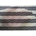 thumbnail image 4 of oneOone Cotton Silk Navy Blue Fabric Stripe & Chevron Geometric Quilting Supplies Print Sewing Fabric By The Yard 42 Inch Wide, 4 of 4