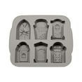thumbnail image 3 of ToyKingdee Halloween Silicone Mold for Soap RIP Gravestone Mold for Ice Chocolate Cake Candy, 3 of 3