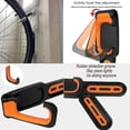 thumbnail image 2 of Bike Rack, Rubber Coating Wall Mount Bike Rack, For 2 Bikes Bike Wall Mounts For Indoor And Outdoor, 2 of 5