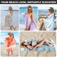 thumbnail image 4 of Toalla turca de baño y playa DEMMEX Organic Diamond Cotton, 4 of 9