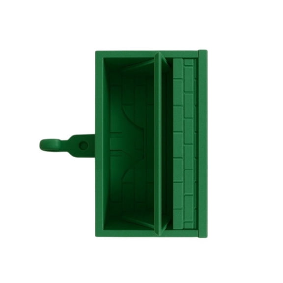 Modern Garage Door Inspired Holder Entryway Organizers for Storage with Brick Texture Design