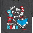 thumbnail image 3 of Dr. Seuss - Oh! Places You'll Go When You Read - Youth Short Sleeve Graphic T-Shirt, 3 of 6