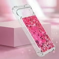 thumbnail image 6 of Case for Google Pixel 9 Case Glitter Liquid Cute Clear Phone Case,Floating Quicksand Shockproof Protective Bumper Soft TPU Cover for Google Pixel 9 / Pixel 9 Pro Love Pink YB, 6 of 14
