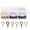 Assorted Color, variant on Pungan screw eye pins Small Eyelet Screw Eye Hooks for Crafts - Eye Pin Screw,0.39"X0.2"X0.04"