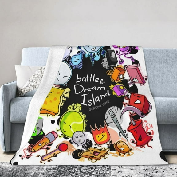 BFDI-Battle for Dream Throw Blanket Warm Soft Flannel Flannel Blankets For Home Sofa Bedroom