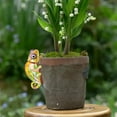 thumbnail image 2 of Acrylic Stake Decorative Card Slot for Potted Garden Reptile Themed Ornament Handmade Unique Design, 2 of 4
