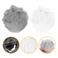 thumbnail image 3 of 2pcs Plush Tails Easter Bunny Rabbit Tails Rabbit Costume Accessory for Party, 3 of 8