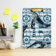 thumbnail image 6 of FMSHPON Whale Anchor Clipboard Hardboard Wood Nursing Clip Board and Pull for Standard A4 Letter 13x9 inches, 6 of 8