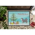 thumbnail image 2 of Carolines Treasures CK3862MAT Pomsky 2 Christmas Tree Door Mat Indoor Rug or Outdoor Welcome Mat 18x27 Doormat 27"L x, 2 of 3