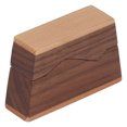 thumbnail image 4 of Caja De Anillo De Compromiso Trapezoidal, Caja De Anillo De Madera Súper Pequeña Mano De Obra Fina Nogal Trapezoidal Con Tapa Para Ceremonia De Boda ANGGREK Trapezoid Engagement Ring Box, 4 of 8