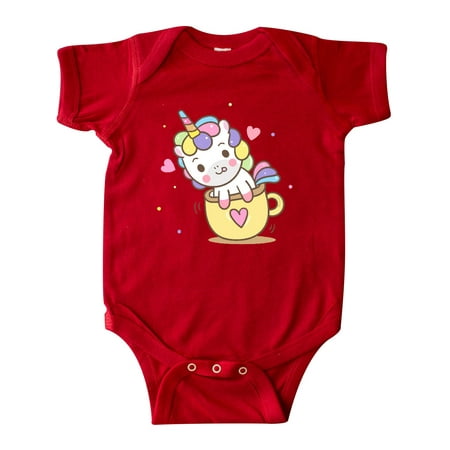 

Inktastic Teacup Unicorn Gift Baby Boy or Baby Girl Bodysuit
