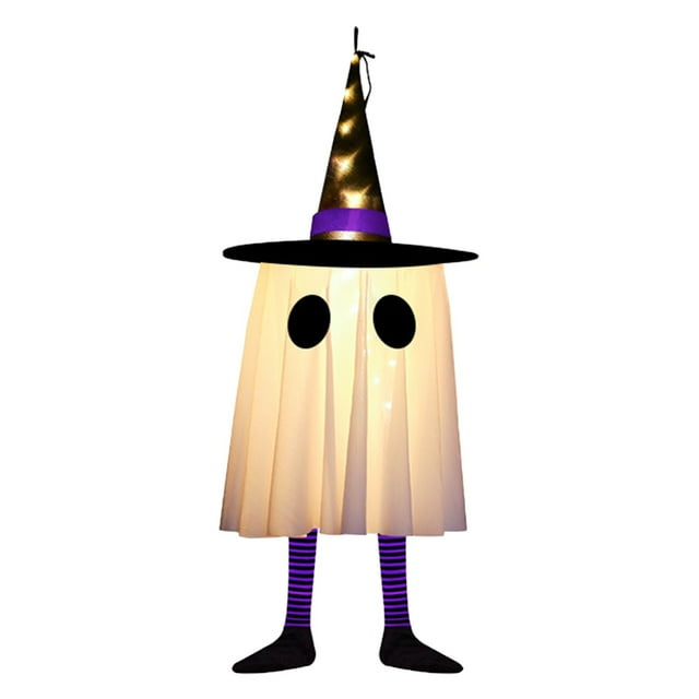 Halloween Witch Hat LED String Lights – Hanging Decor For Indoor Scary House And Atmosphere Decoration