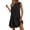 Black, variant on Summer Sun Dresses for Womens 2026 Plus Size Fashion Casual Floral Print Loose Round Neck Sleeveless Mid Length Dress