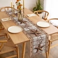 thumbnail image 3 of Table Runner 72 Inches Long for Kitchen Dining, Vintage Texas Star Wooden Dresser Scarf Farmhouse, Dining Table Decorations for Wedding/Parties, Farmhouse Berry Country 18 x 72 In, 3 of 8